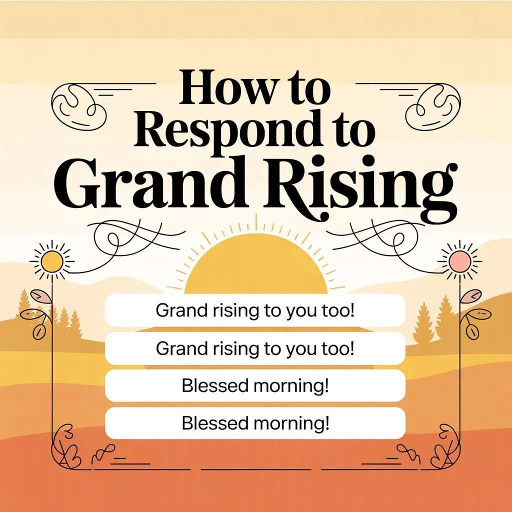 How to Respond to Grand Rising 