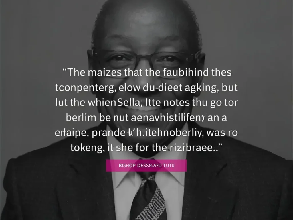 Bishop Desmond Tutu Quotes