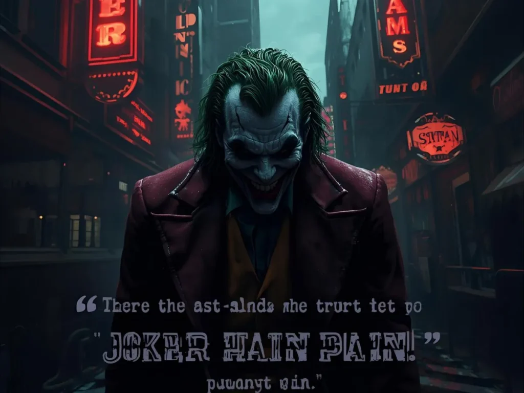 Joker Quotes About Pain