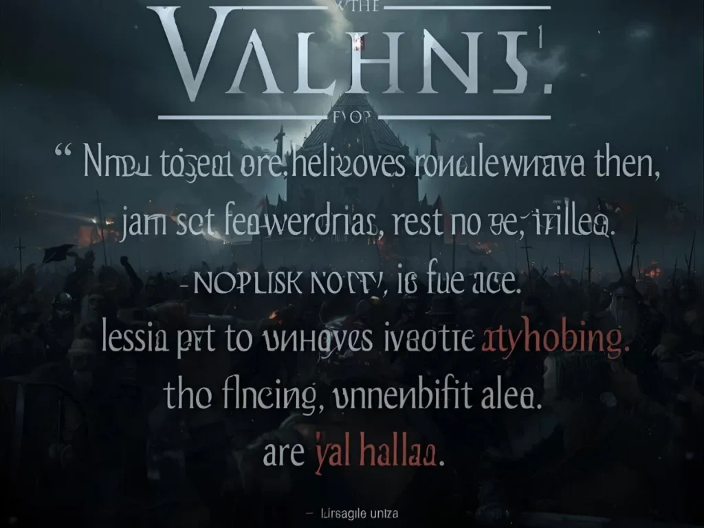 Viking Quotes Valhalla