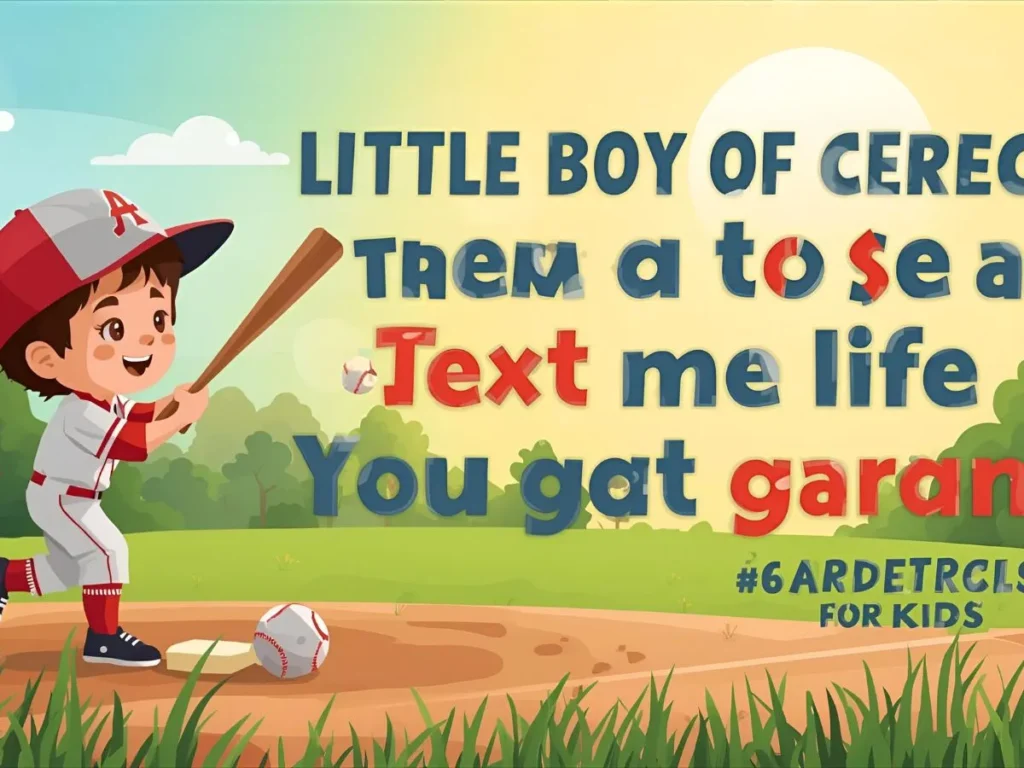 Little Boy Baseball Quotes for Kids
