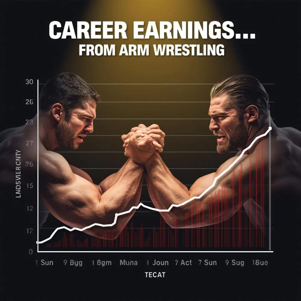 Career Earnings from Arm Wrestling