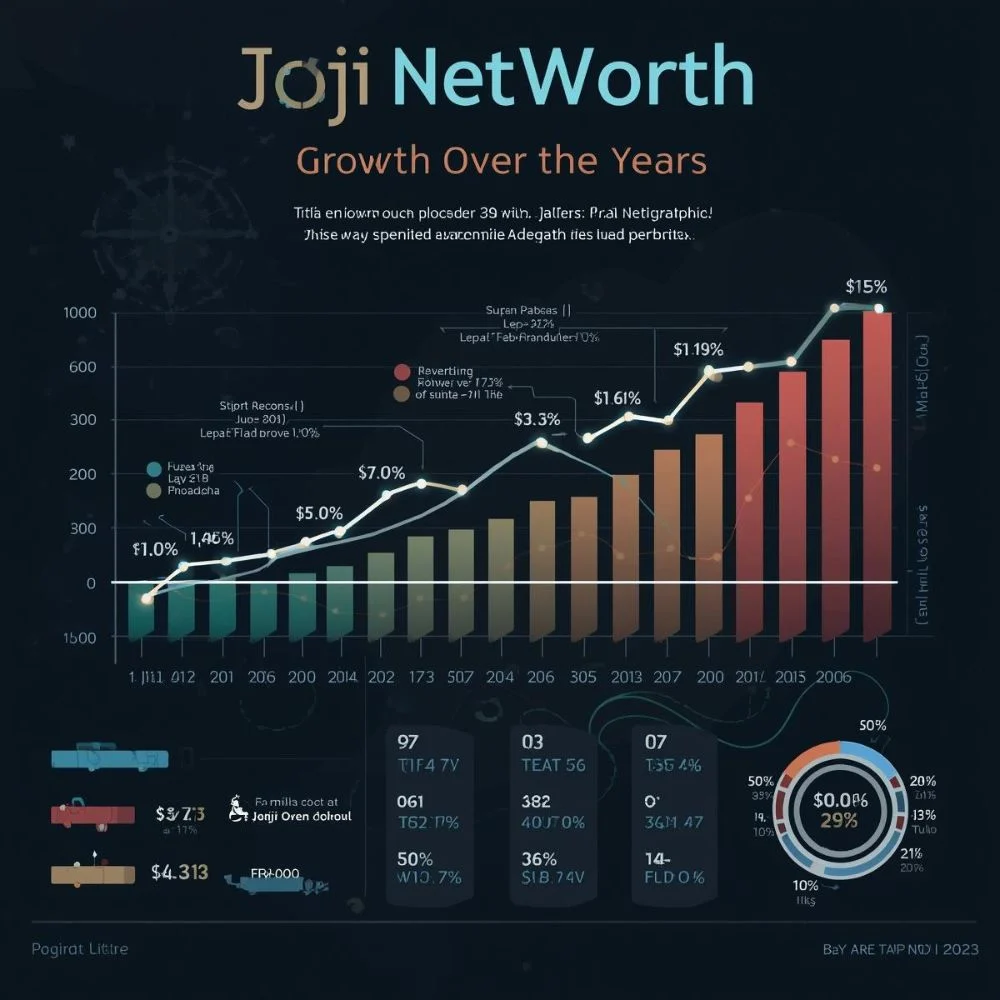 Joji NetWorth Growth Over the Years