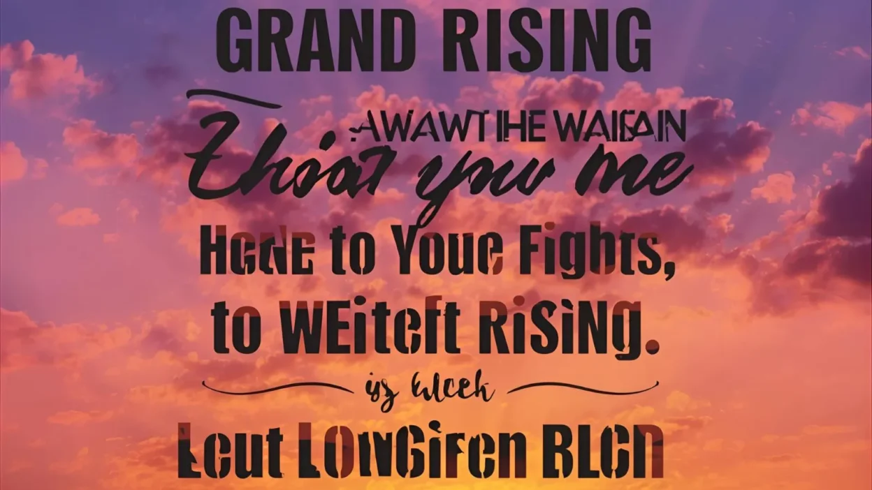 Grand Rising Quotes