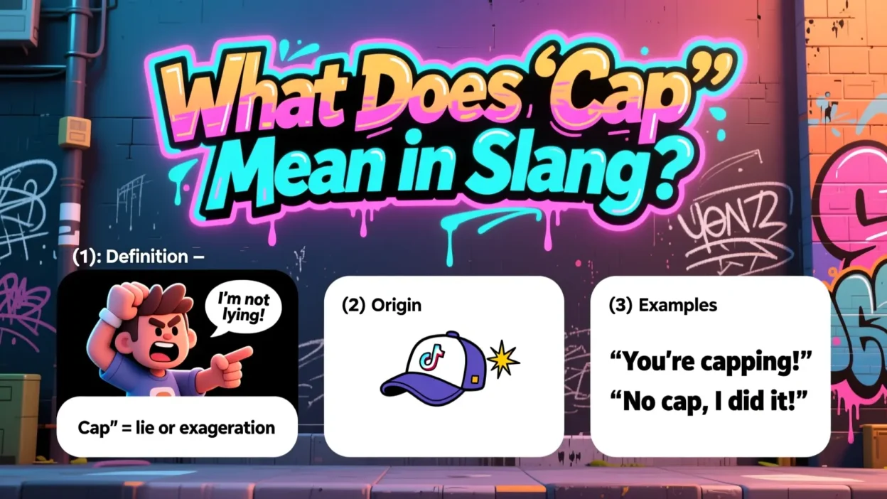 What Does ‘Cap’ Mean in Slang