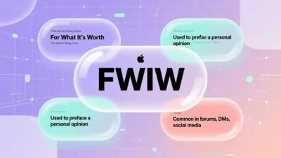 What Does FWIW Mean