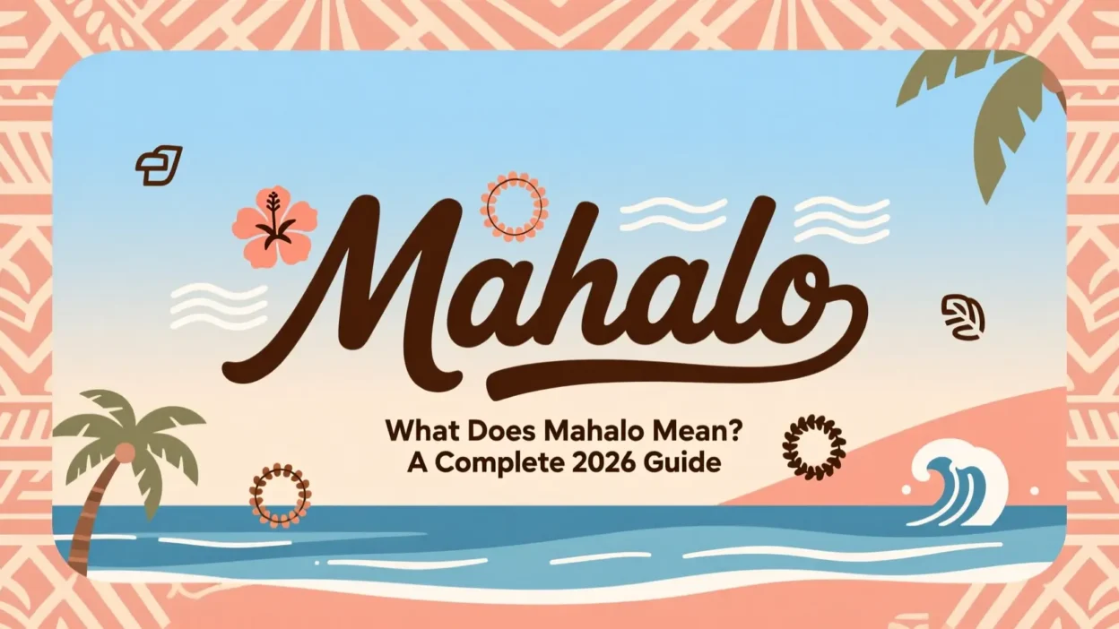What Does Mahalo Mean
