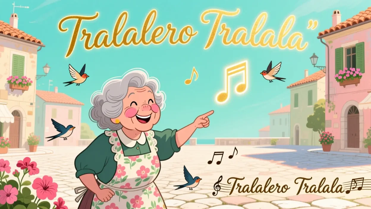 what does tralalero tralala mean in italian